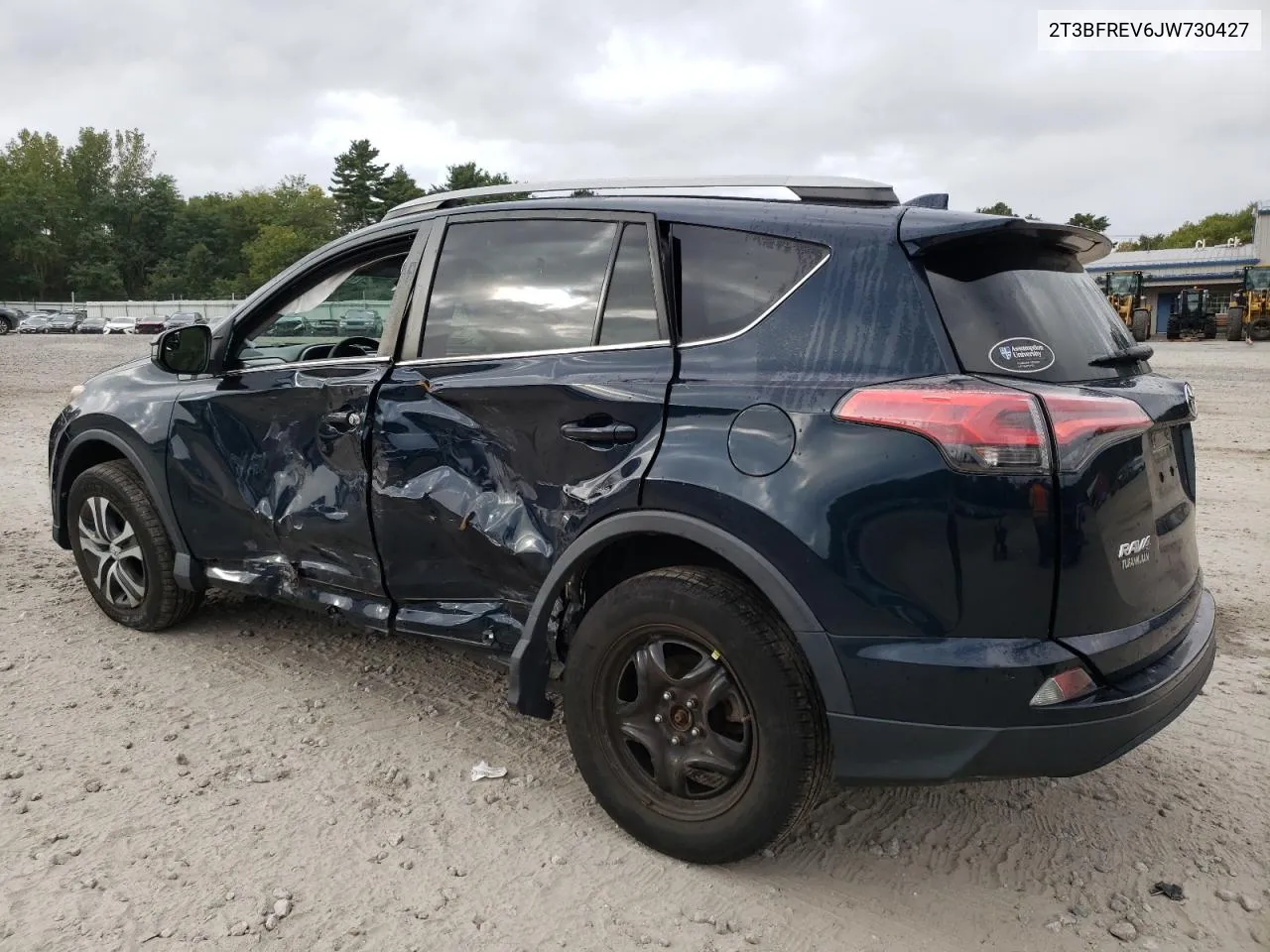 2018 Toyota Rav4 Le VIN: 2T3BFREV6JW730427 Lot: 73501814