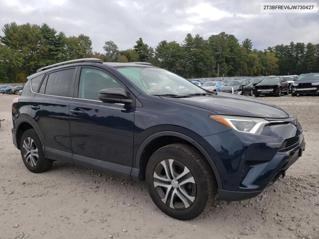 2018 Toyota Rav4 Le VIN: 2T3BFREV6JW730427 Lot: 73501814