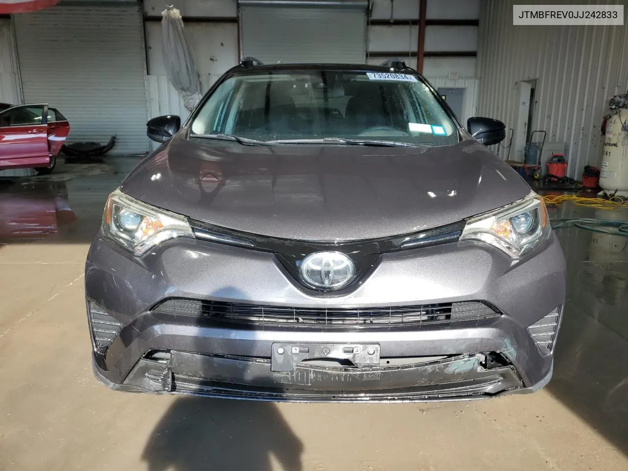 2018 Toyota Rav4 Le VIN: JTMBFREV0JJ242833 Lot: 73520834