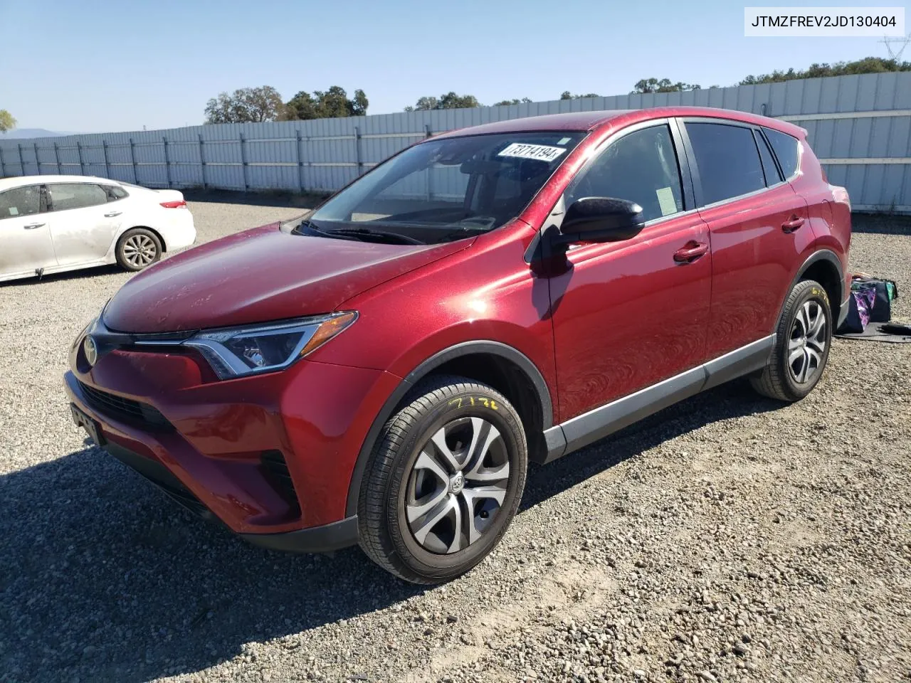 2018 Toyota Rav4 Le VIN: JTMZFREV2JD130404 Lot: 73714194