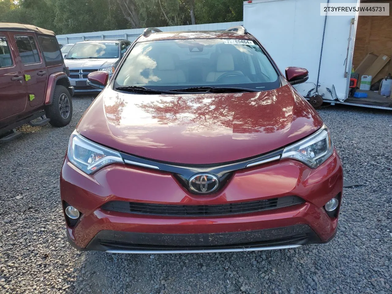 2018 Toyota Rav4 Limited VIN: 2T3YFREV5JW445731 Lot: 73769464