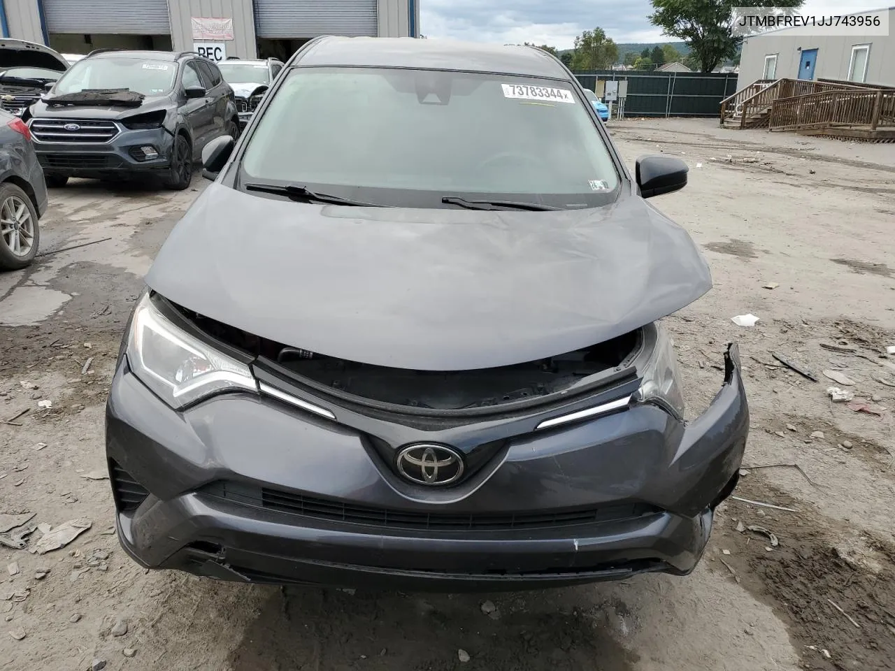 2018 Toyota Rav4 Le VIN: JTMBFREV1JJ743956 Lot: 73783344