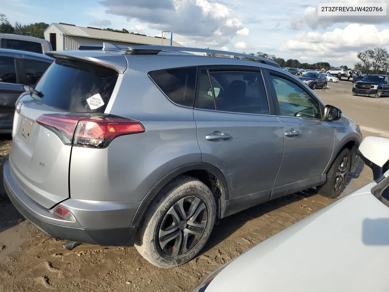 2018 Toyota Rav4 Le VIN: 2T3ZFREV3JW420766 Lot: 73800574