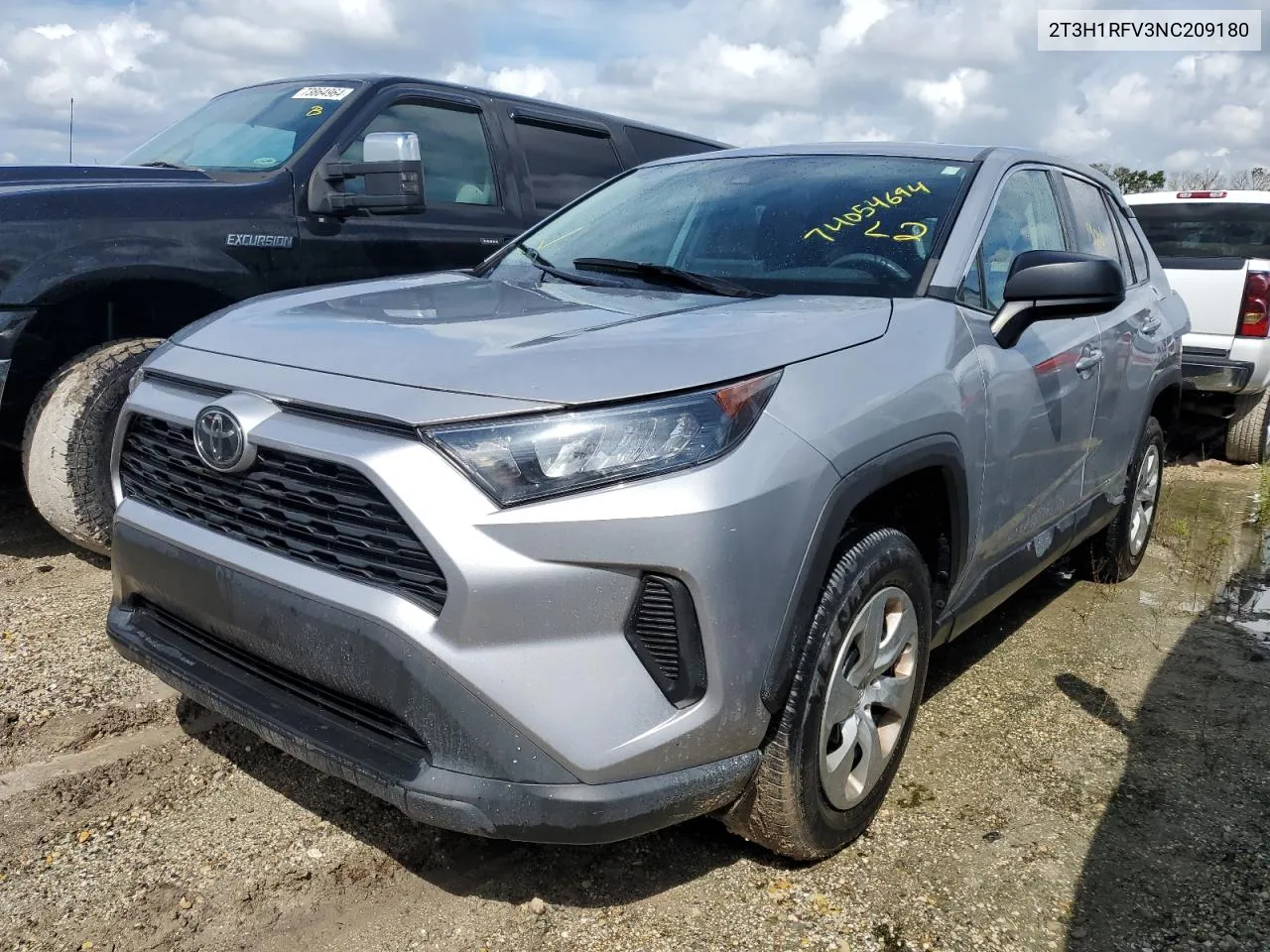 2018 Toyota Rav4 Le VIN: 2T3H1RFV3NC209180 Lot: 74054694