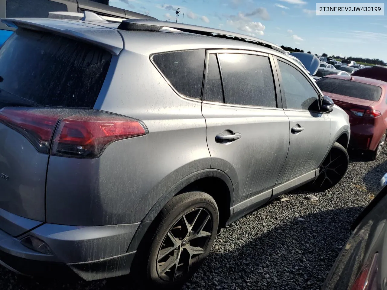 2018 Toyota Rav4 Se VIN: 2T3NFREV2JW430199 Lot: 74228574