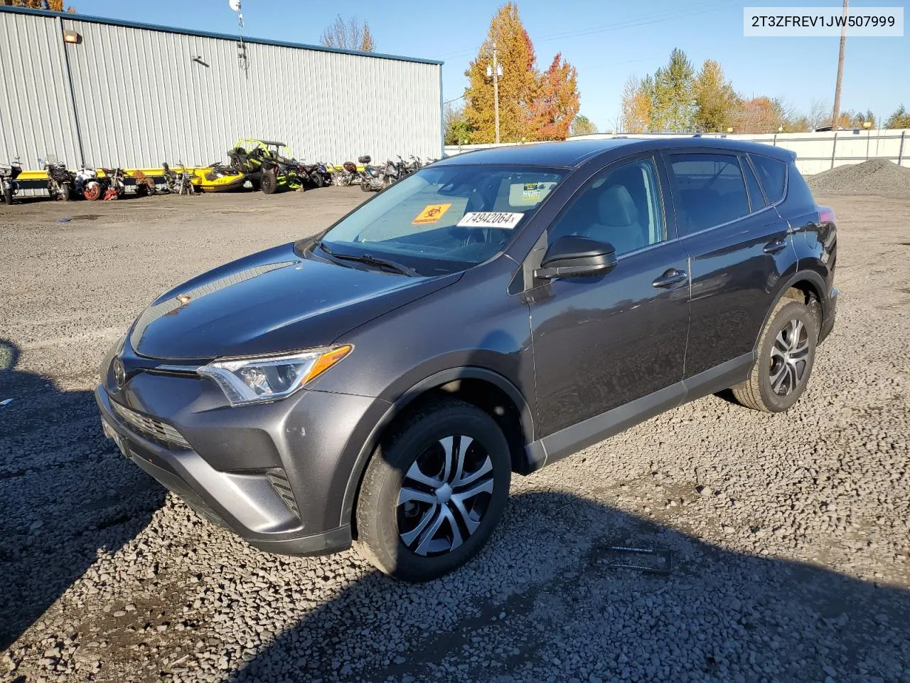 2018 Toyota Rav4 Le VIN: 2T3ZFREV1JW507999 Lot: 74942064