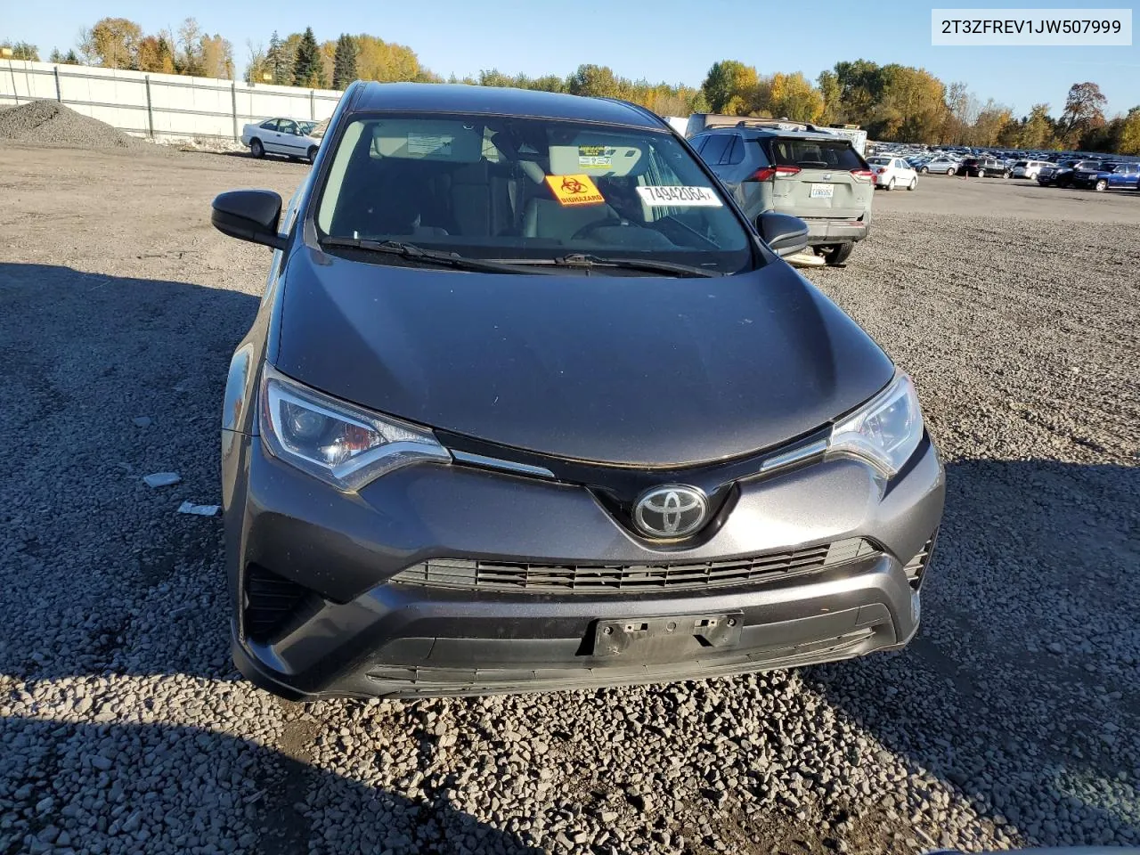 2018 Toyota Rav4 Le VIN: 2T3ZFREV1JW507999 Lot: 74942064