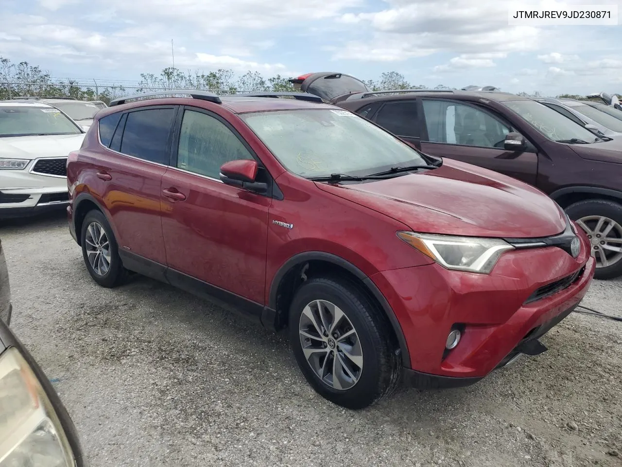 2018 Toyota Rav4 Hv Le VIN: JTMRJREV9JD230871 Lot: 75025424