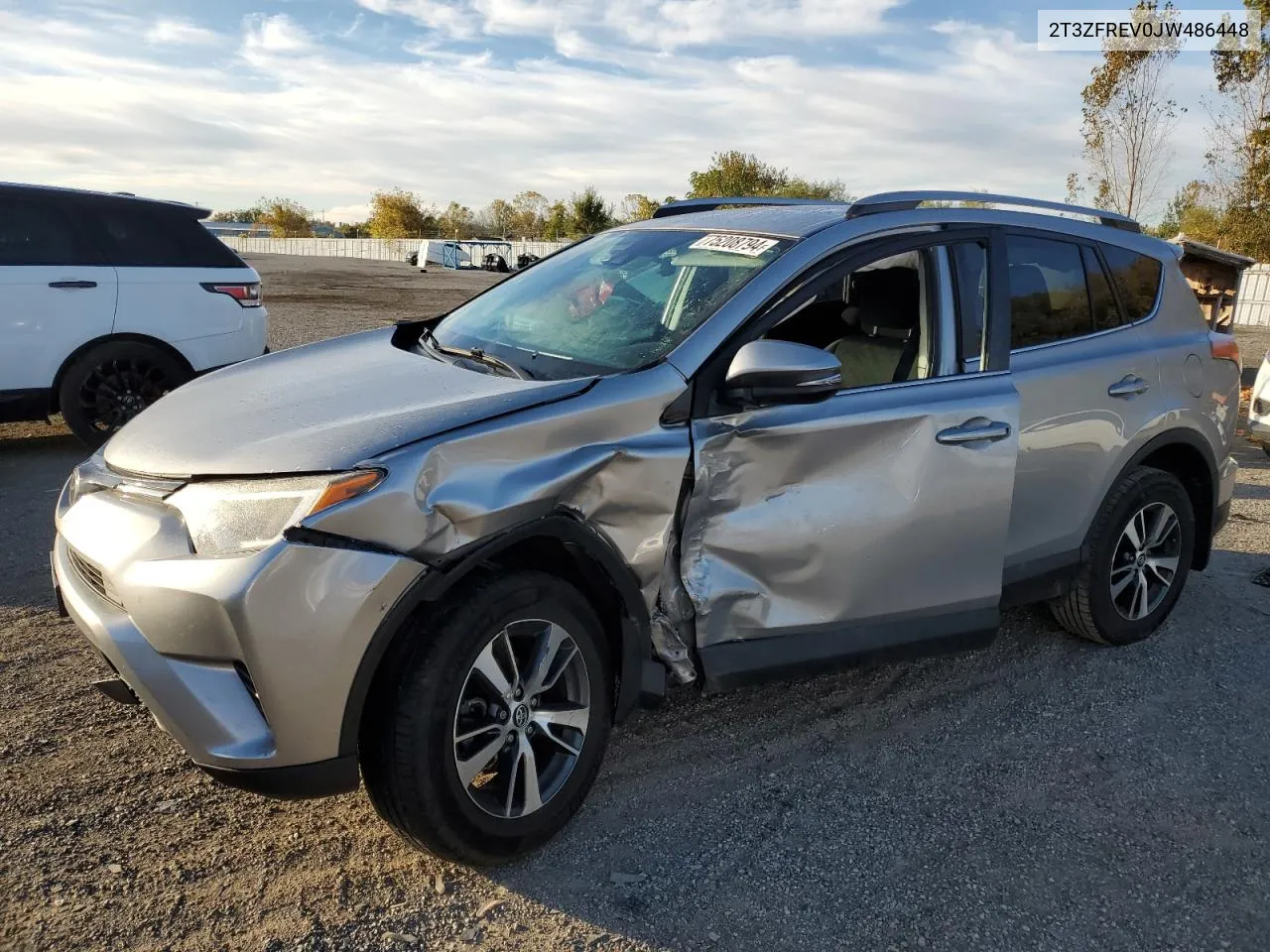 2018 Toyota Rav4 Le VIN: 2T3ZFREV0JW486448 Lot: 75208794