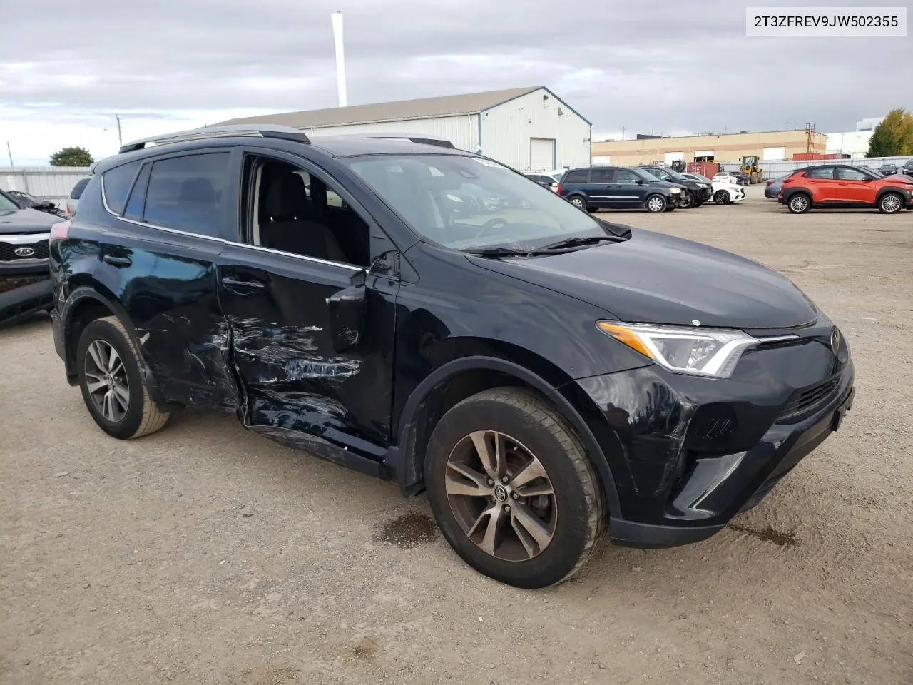 2018 Toyota Rav4 Le VIN: 2T3ZFREV9JW502355 Lot: 75353244