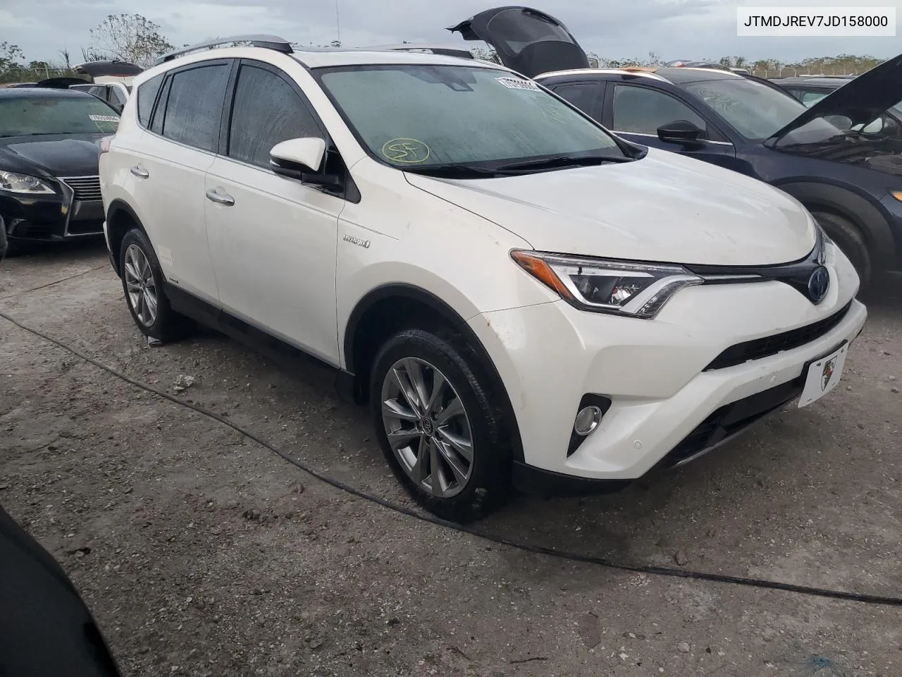 2018 Toyota Rav4 Hv Limited VIN: JTMDJREV7JD158000 Lot: 75759664