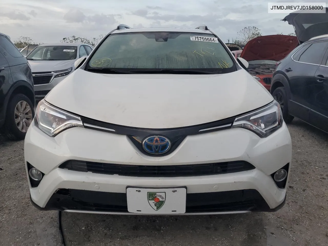 JTMDJREV7JD158000 2018 Toyota Rav4 Hv Limited