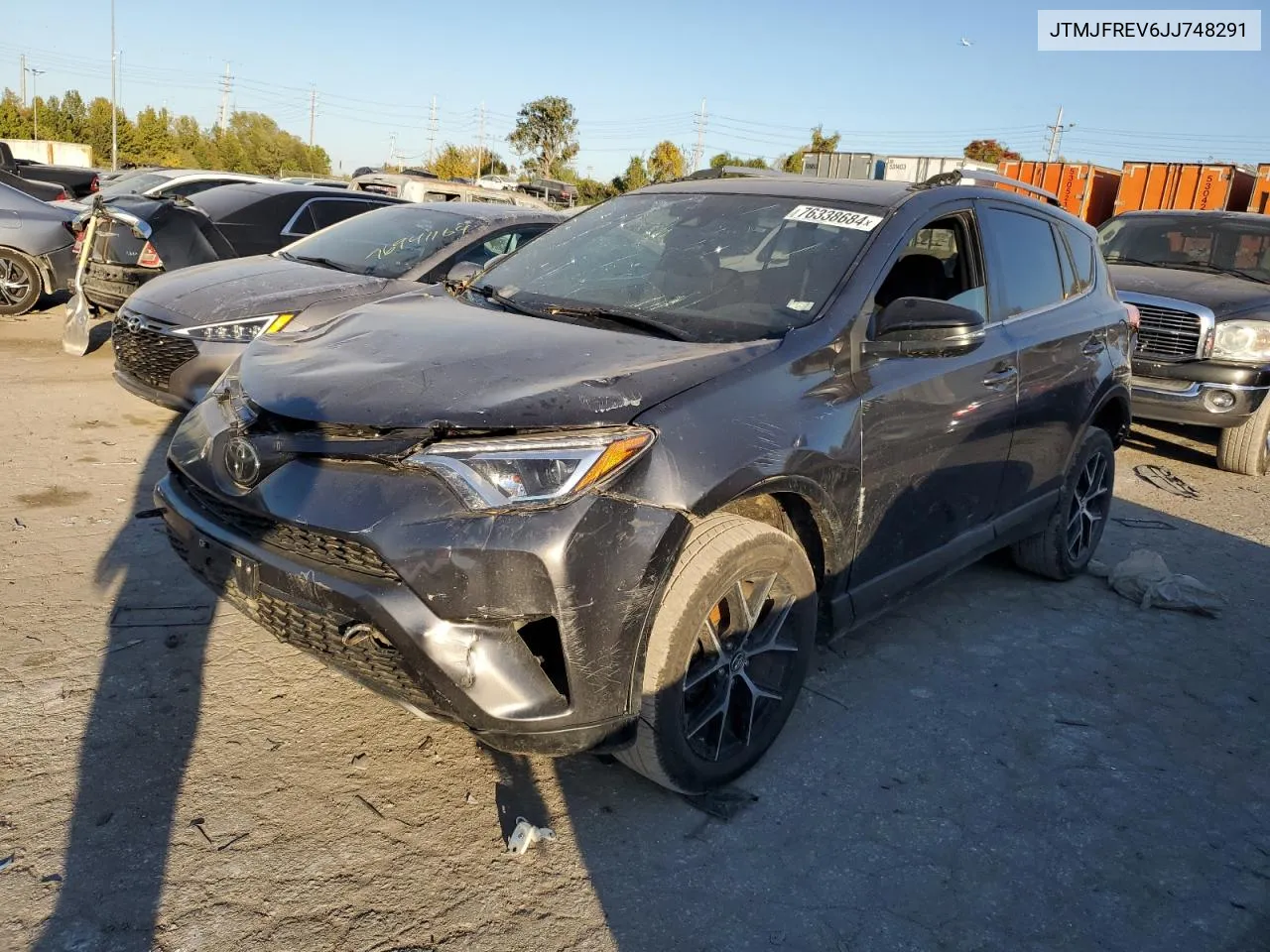 2018 Toyota Rav4 Se VIN: JTMJFREV6JJ748291 Lot: 76338684