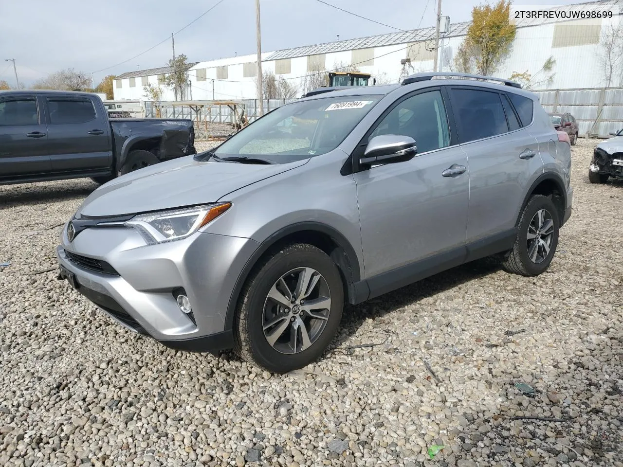 2018 Toyota Rav4 Adventure VIN: 2T3RFREV0JW698699 Lot: 76891994