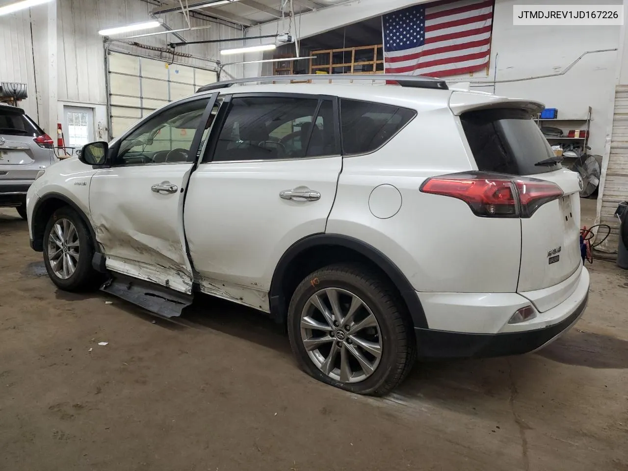 2018 Toyota Rav4 Hv Limited VIN: JTMDJREV1JD167226 Lot: 76918794