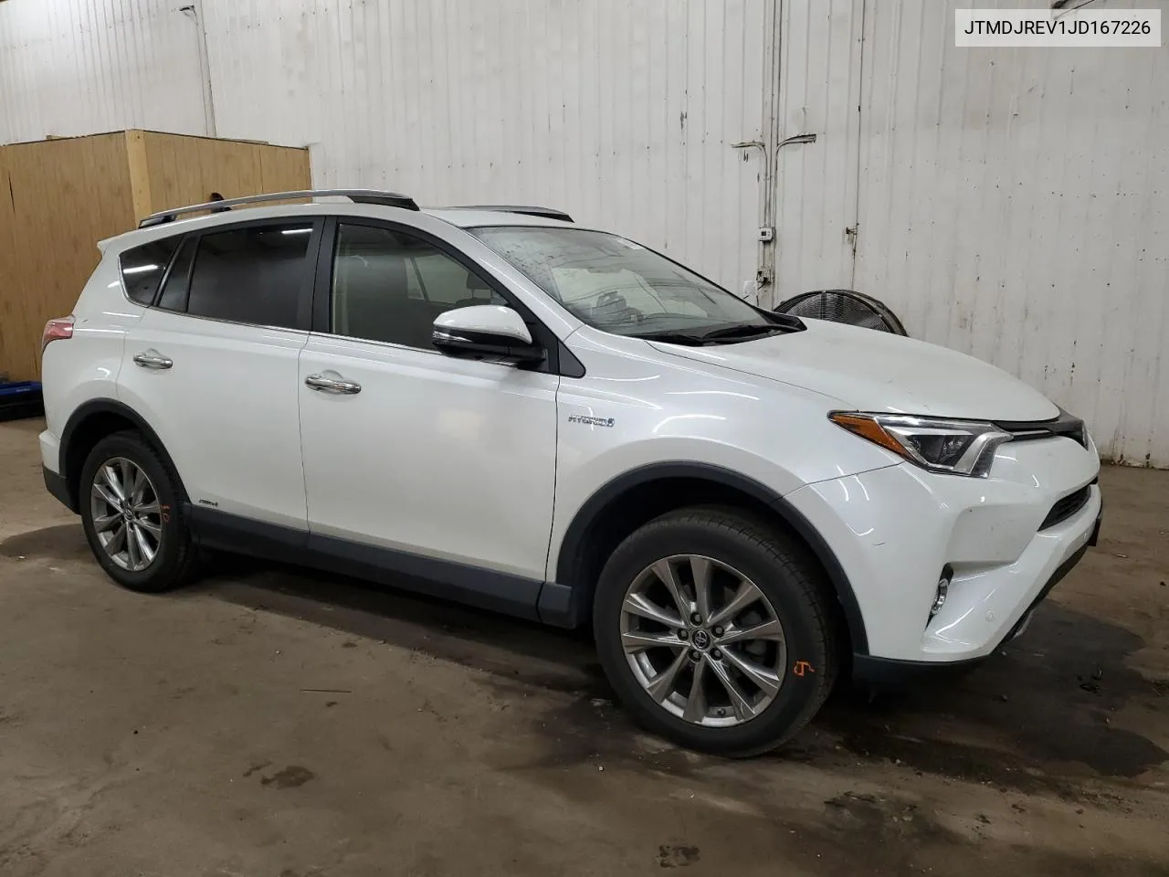 2018 Toyota Rav4 Hv Limited VIN: JTMDJREV1JD167226 Lot: 76918794