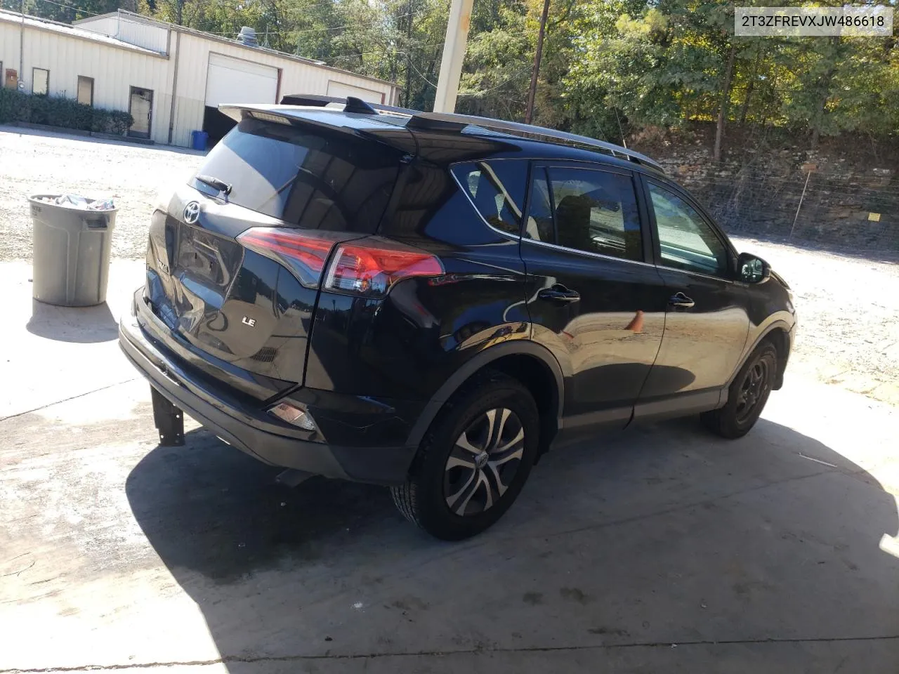 2018 Toyota Rav4 Le VIN: 2T3ZFREVXJW486618 Lot: 76999994