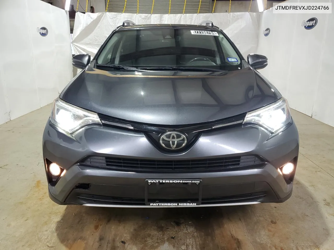 2018 Toyota Rav4 Limited VIN: JTMDFREVXJD224766 Lot: 77150794