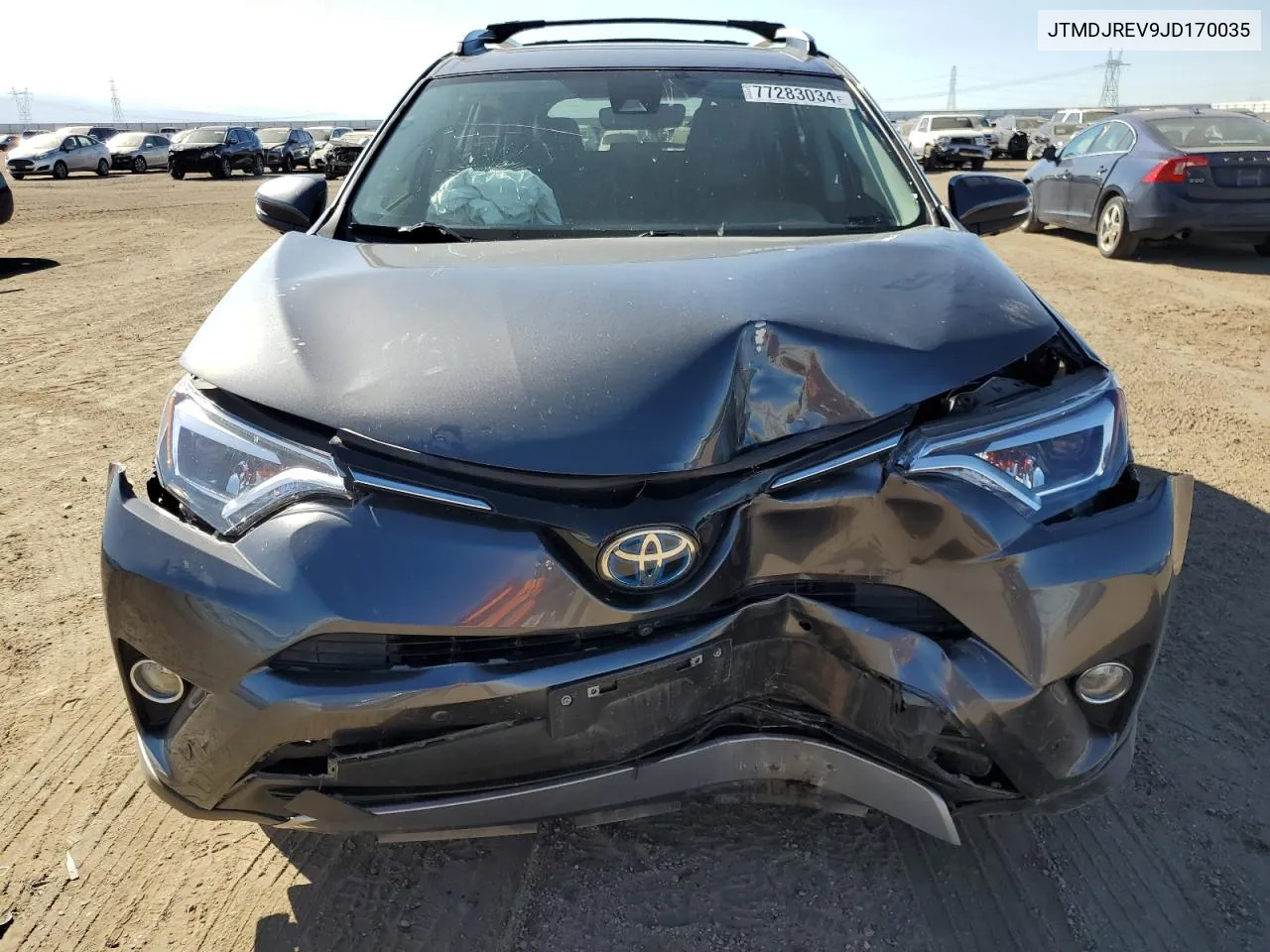 JTMDJREV9JD170035 2018 Toyota Rav4 Hv Limited