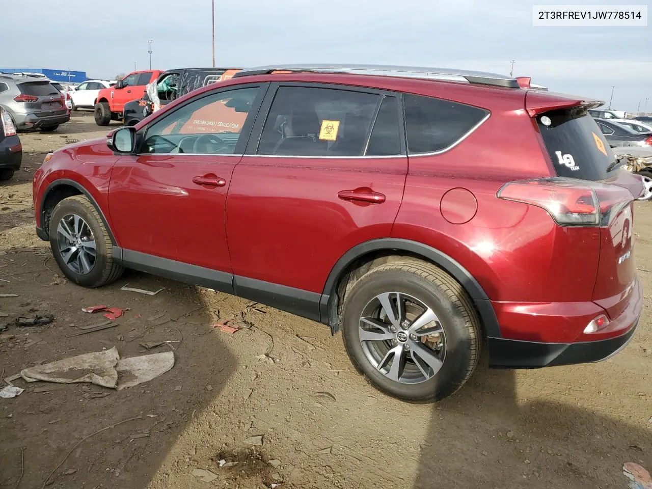 2018 Toyota Rav4 Adventure VIN: 2T3RFREV1JW778514 Lot: 77578364