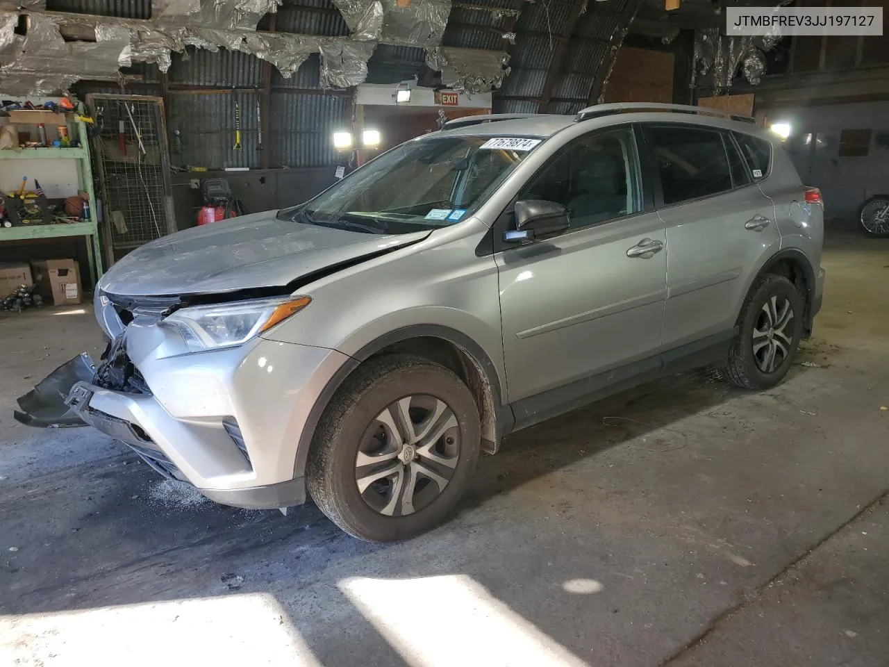 2018 Toyota Rav4 Le VIN: JTMBFREV3JJ197127 Lot: 77679874