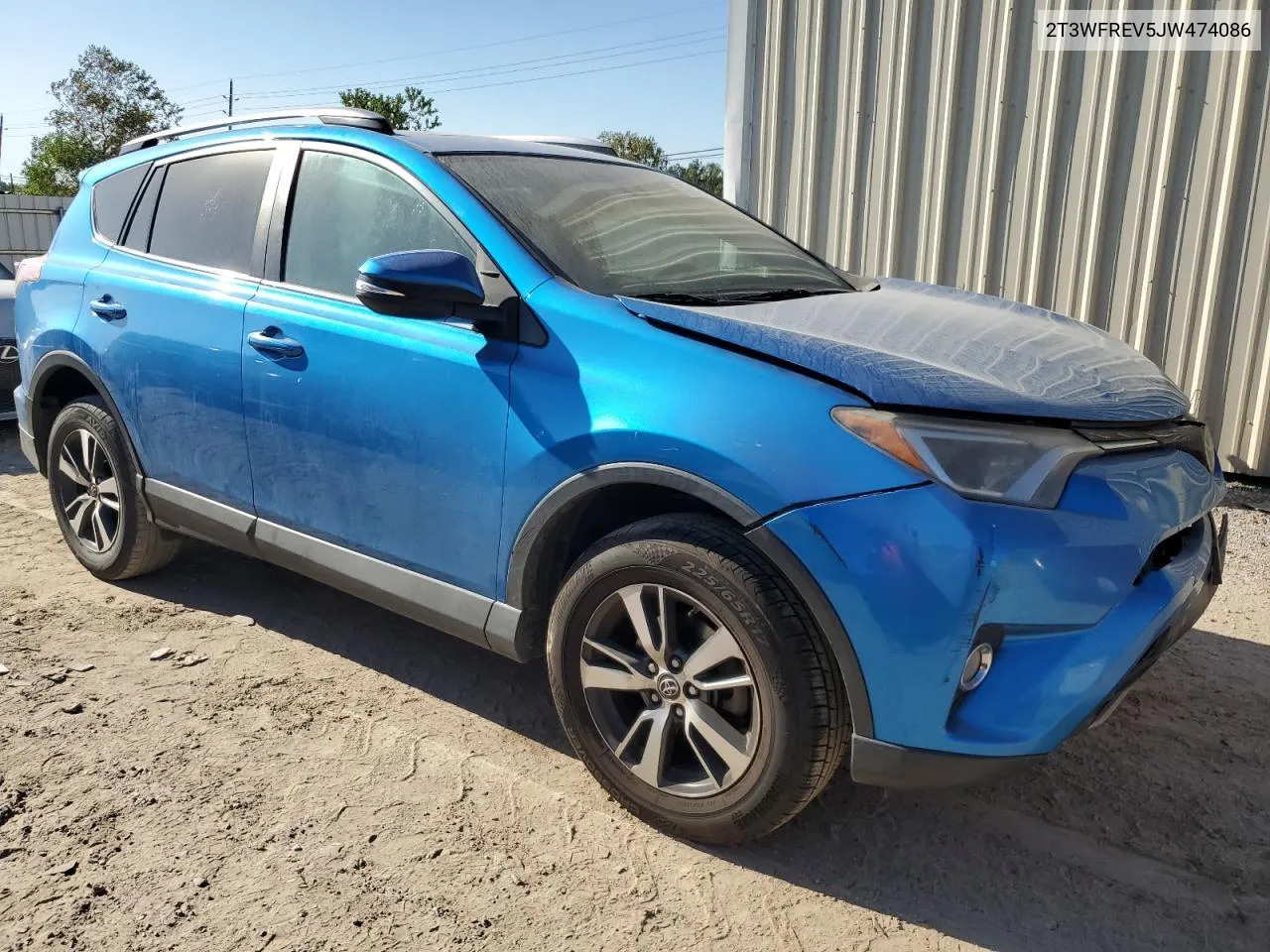 2T3WFREV5JW474086 2018 Toyota Rav4 Adventure