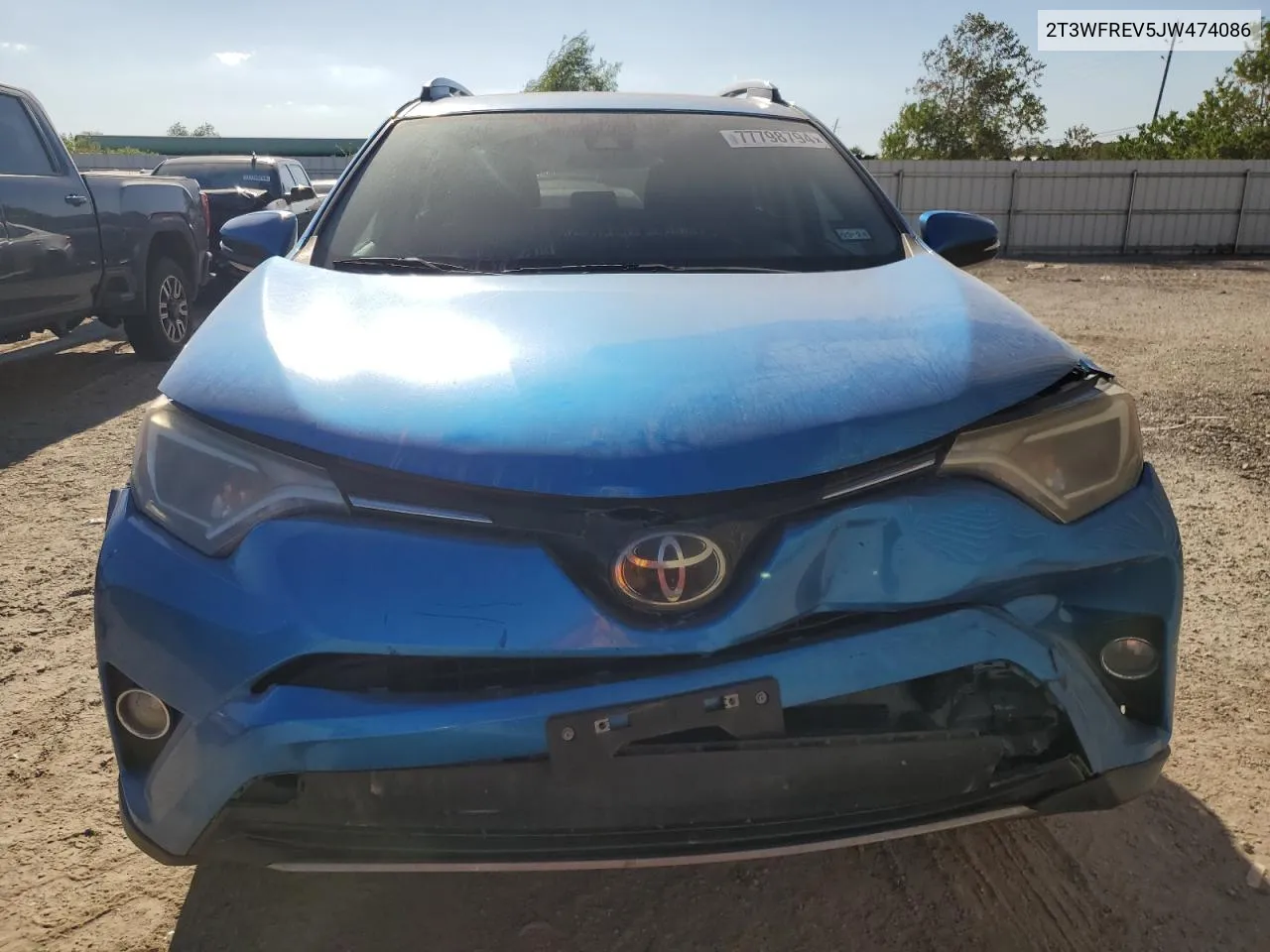 2T3WFREV5JW474086 2018 Toyota Rav4 Adventure