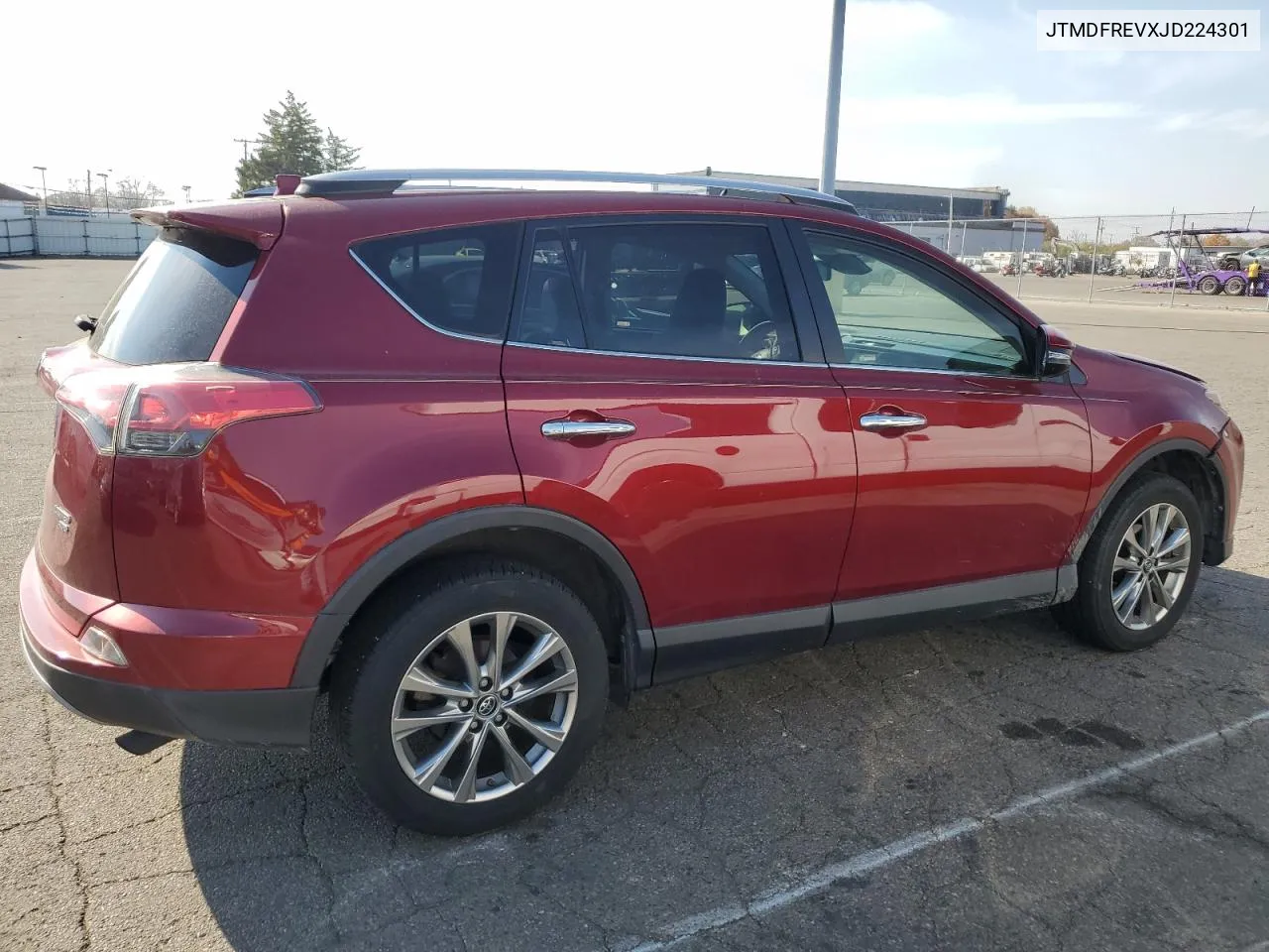 2018 Toyota Rav4 Limited VIN: JTMDFREVXJD224301 Lot: 77837634