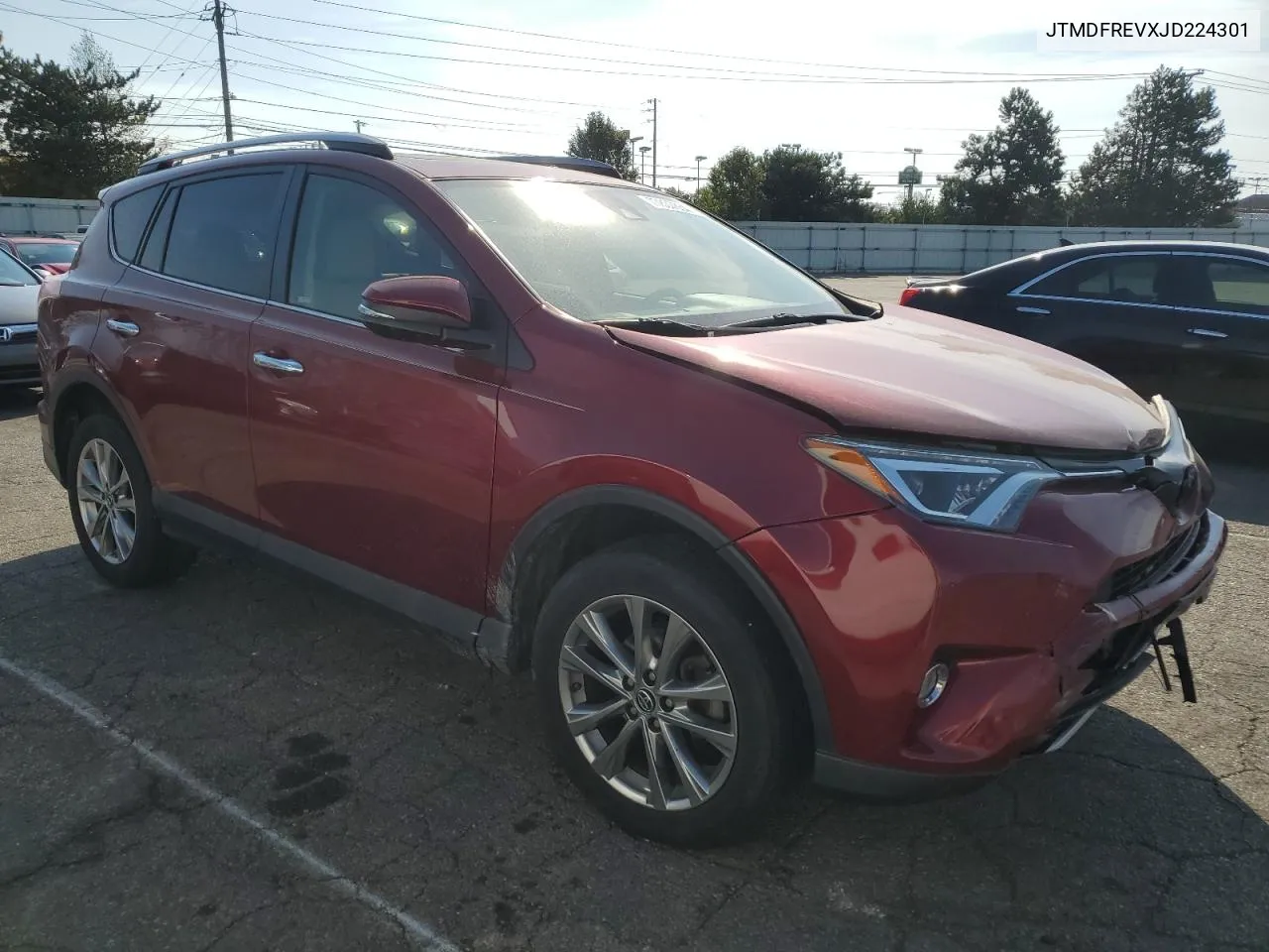 JTMDFREVXJD224301 2018 Toyota Rav4 Limited