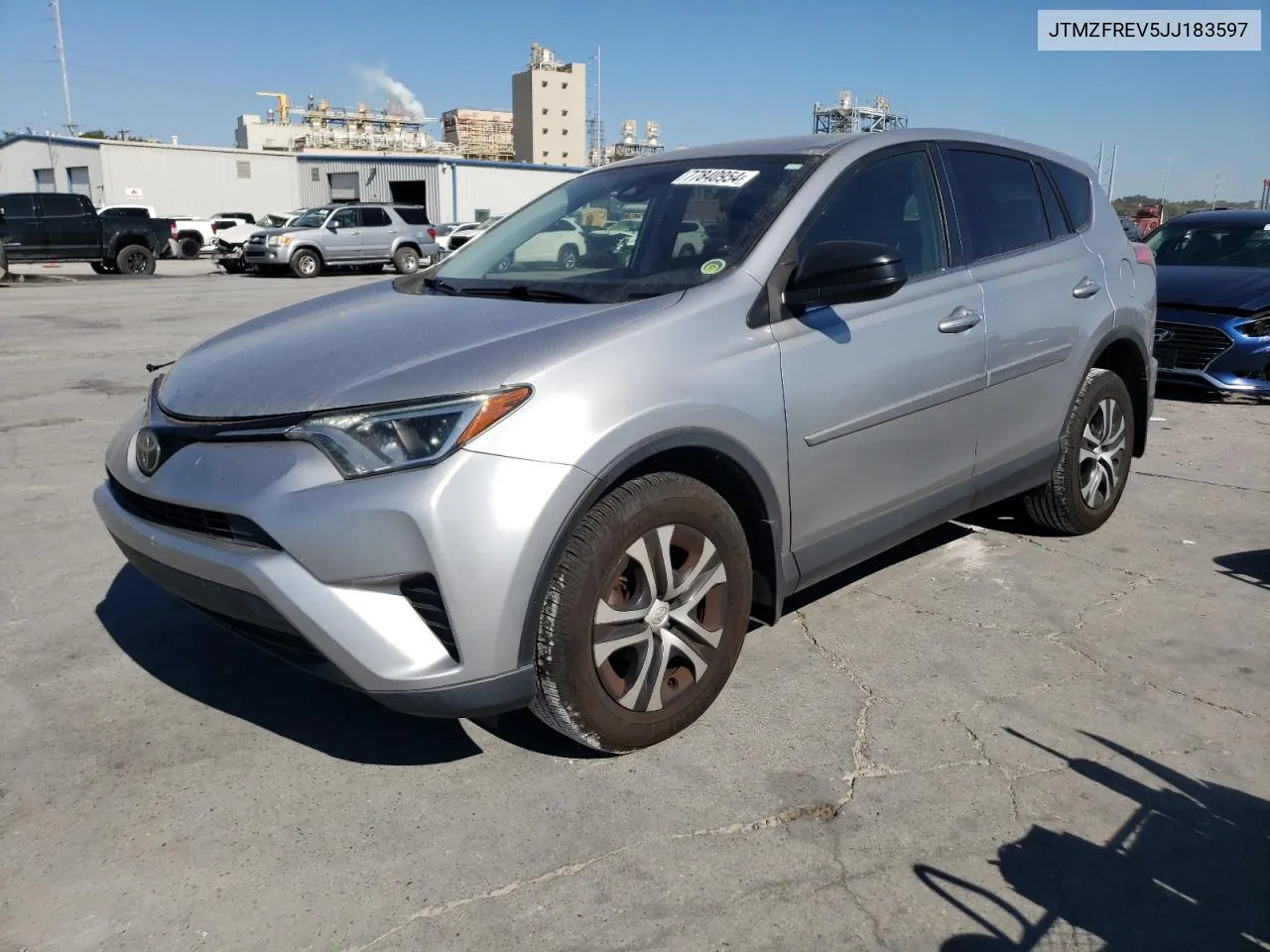 2018 Toyota Rav4 Le VIN: JTMZFREV5JJ183597 Lot: 77840954