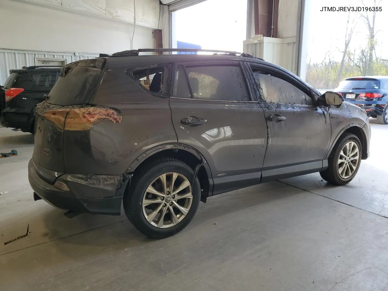 2018 Toyota Rav4 Hv Limited VIN: JTMDJREV3JD196355 Lot: 78144674