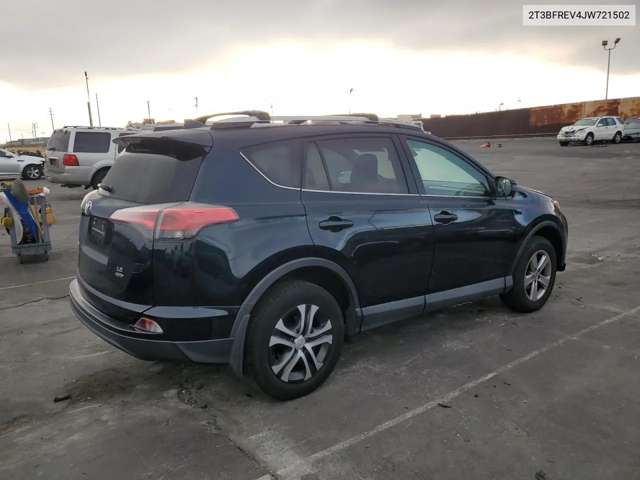 2018 Toyota Rav4 Le VIN: 2T3BFREV4JW721502 Lot: 78276094