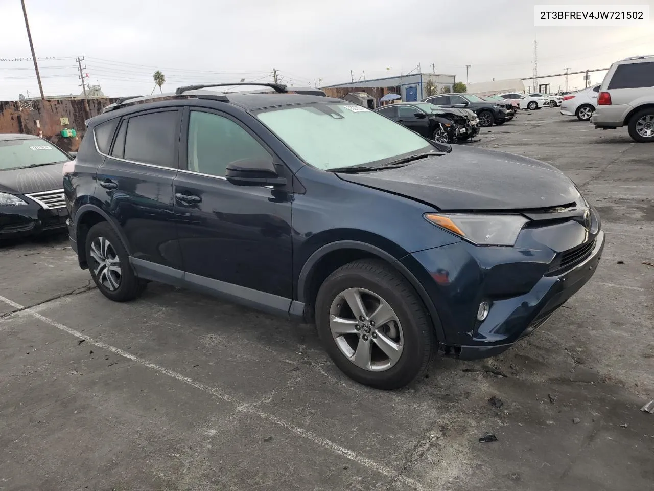 2018 Toyota Rav4 Le VIN: 2T3BFREV4JW721502 Lot: 78276094