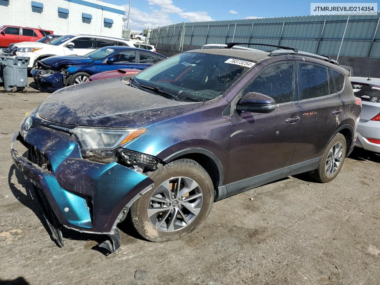 2018 Toyota Rav4 Hv Le VIN: JTMRJREV8JD214354 Lot: 78373254