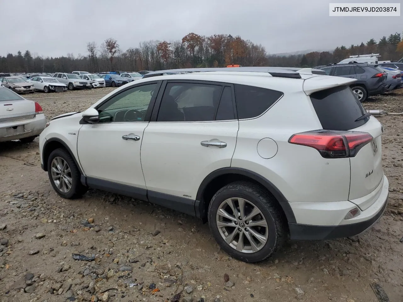 2018 Toyota Rav4 Hv Limited VIN: JTMDJREV9JD203874 Lot: 78689904