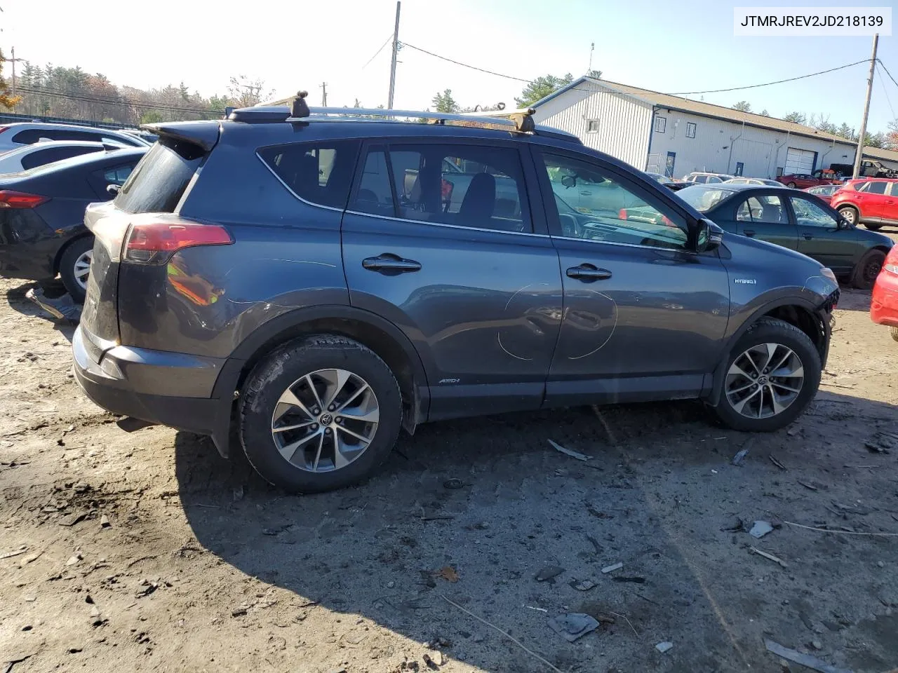 JTMRJREV2JD218139 2018 Toyota Rav4 Hv Le