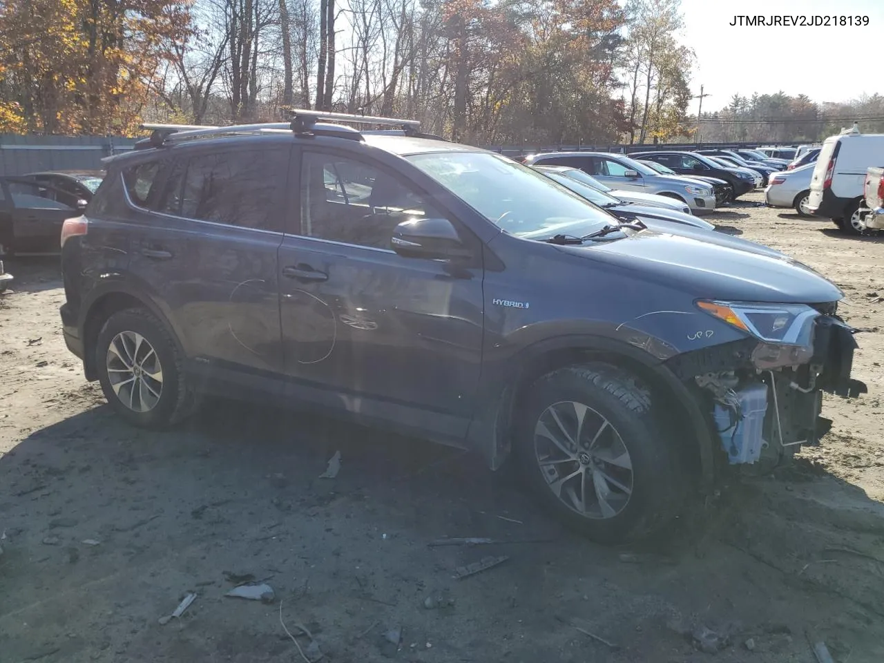 2018 Toyota Rav4 Hv Le VIN: JTMRJREV2JD218139 Lot: 78734744