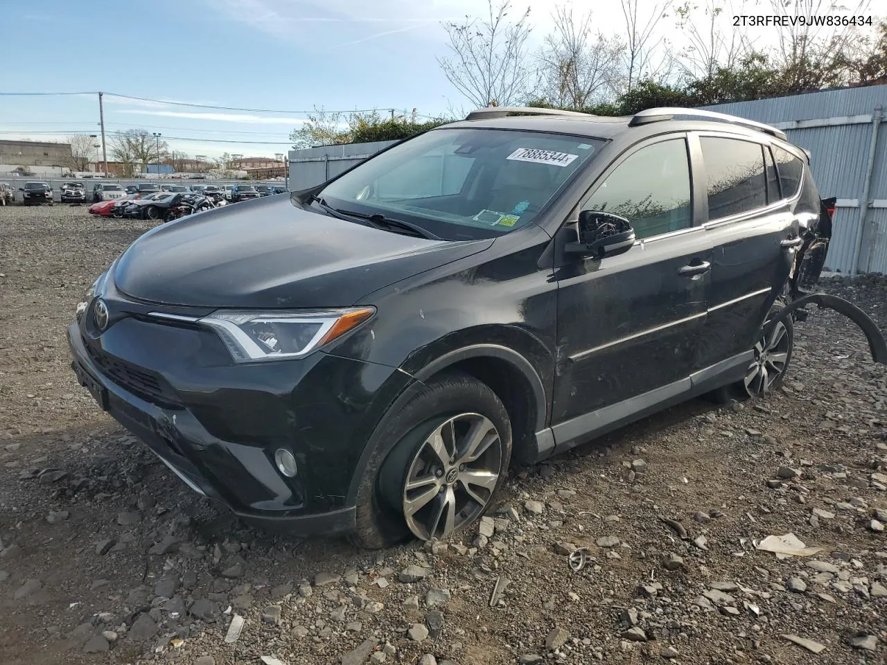 2018 Toyota Rav4 Adventure VIN: 2T3RFREV9JW836434 Lot: 78885344