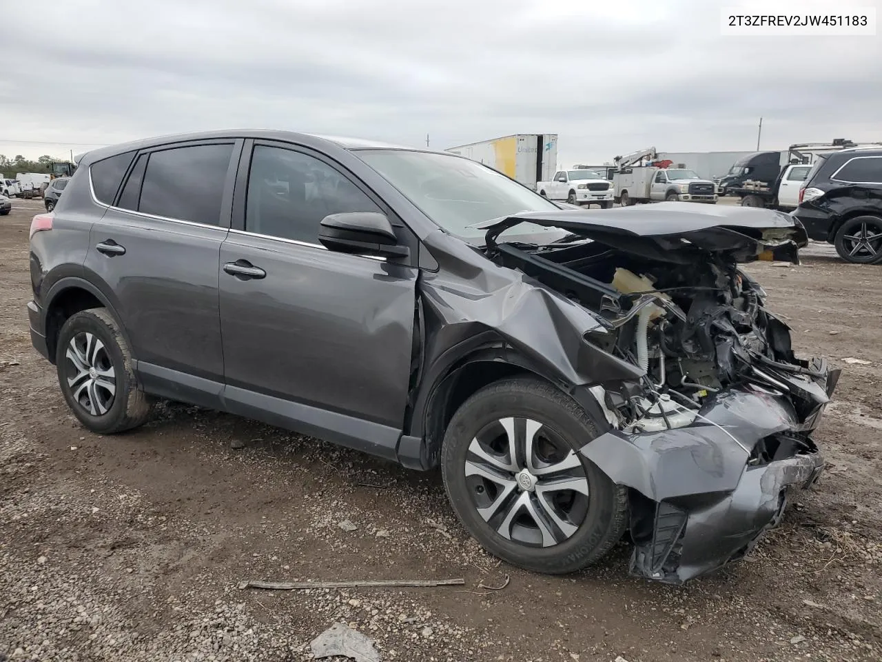 2018 Toyota Rav4 Le VIN: 2T3ZFREV2JW451183 Lot: 79085884