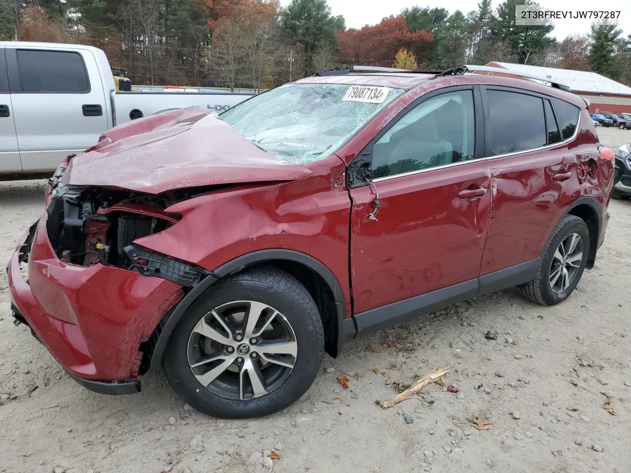 2018 Toyota Rav4 Adventure VIN: 2T3RFREV1JW797287 Lot: 79087134