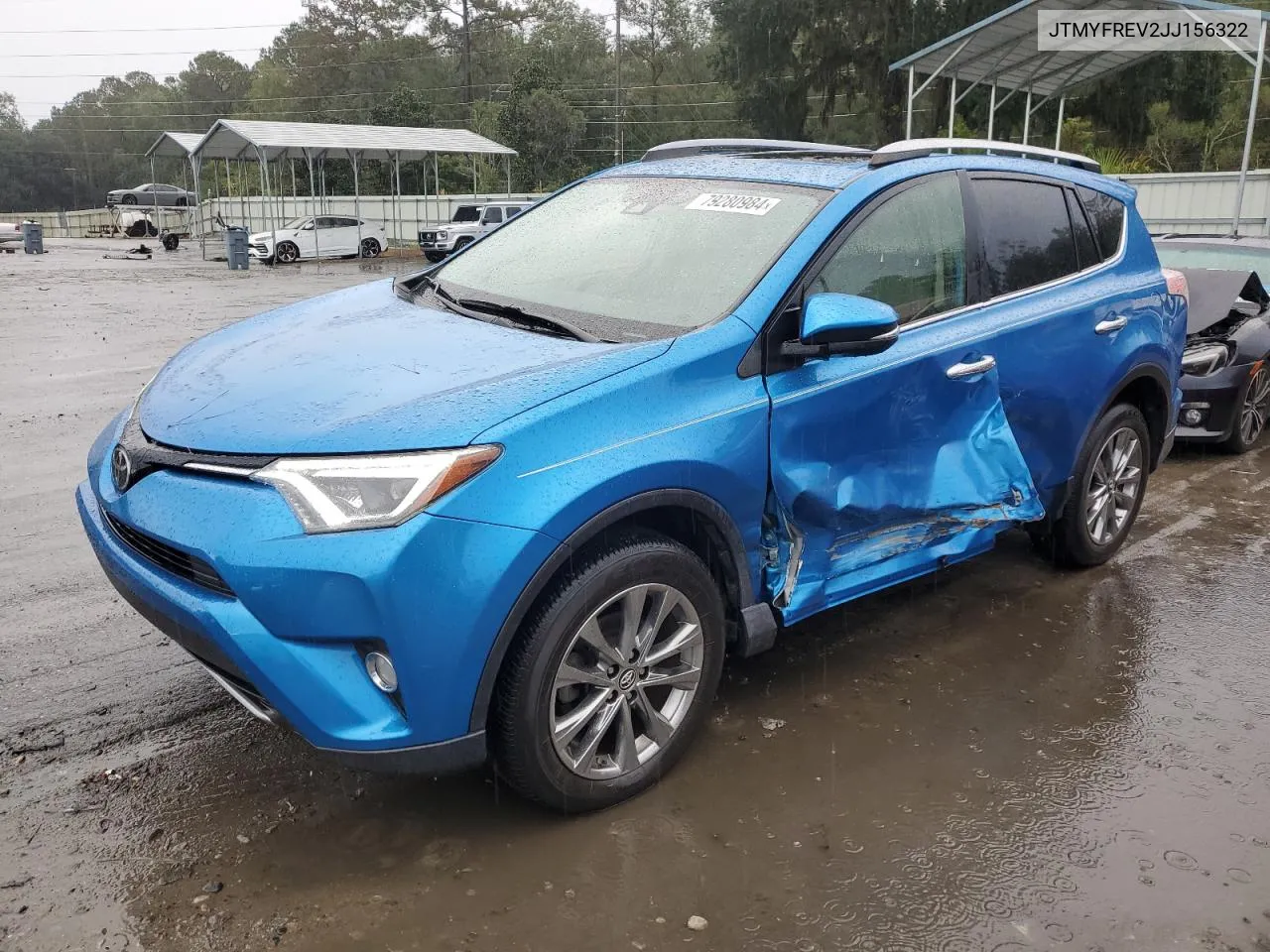 2018 Toyota Rav4 Limited VIN: JTMYFREV2JJ156322 Lot: 79280984