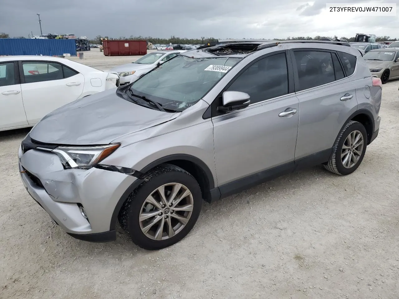 2018 Toyota Rav4 Limited VIN: 2T3YFREV0JW471007 Lot: 79389944