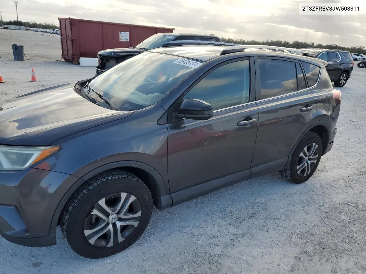 2018 Toyota Rav4 Le VIN: 2T3ZFREV8JW508311 Lot: 79633114