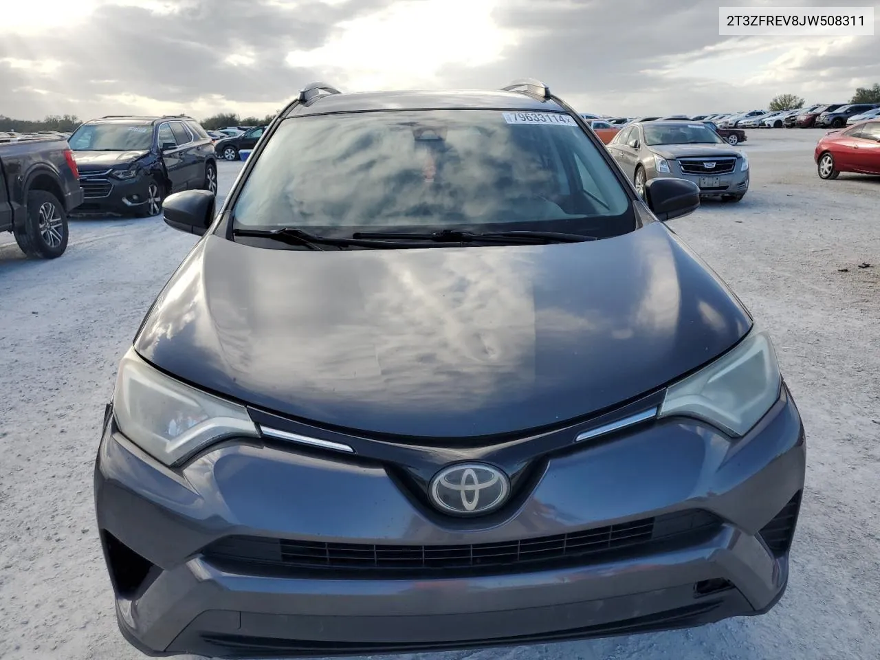 2018 Toyota Rav4 Le VIN: 2T3ZFREV8JW508311 Lot: 79633114