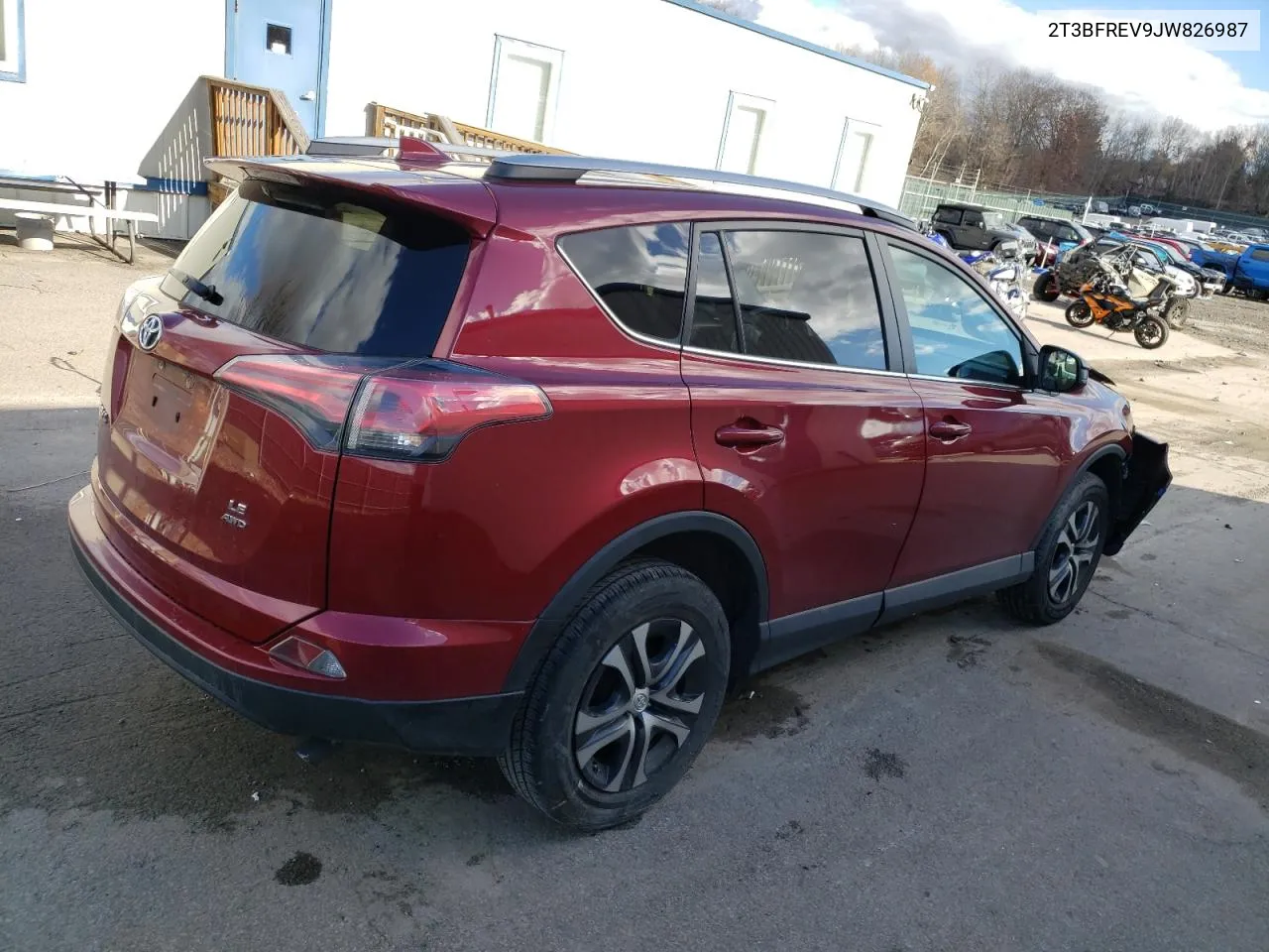 2018 Toyota Rav4 Le VIN: 2T3BFREV9JW826987 Lot: 79913874