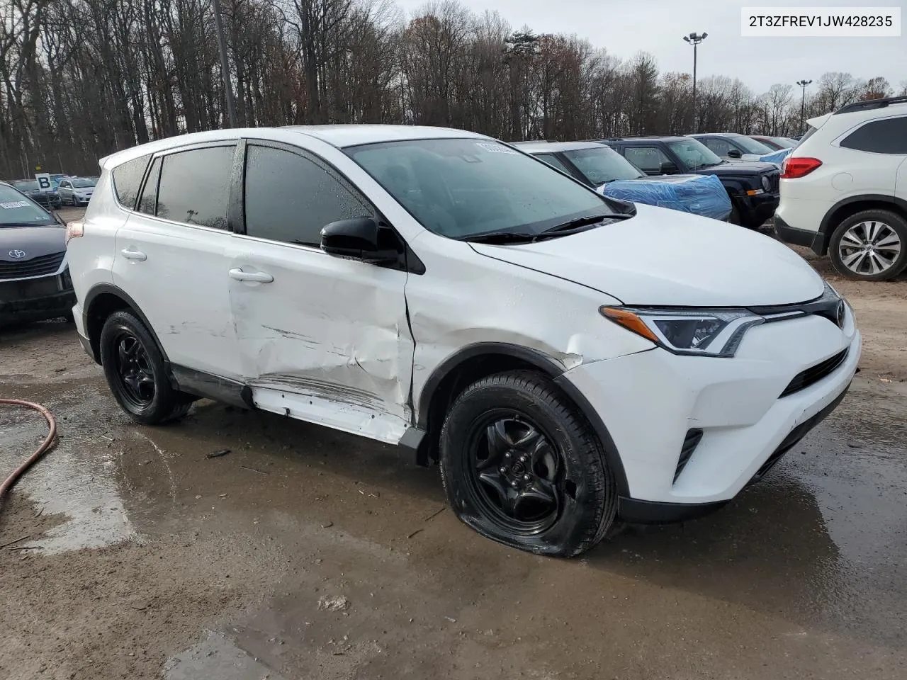 2018 Toyota Rav4 Le VIN: 2T3ZFREV1JW428235 Lot: 80042644