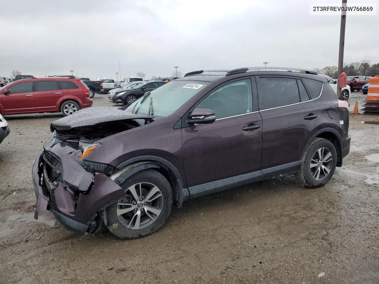 2018 Toyota Rav4 Adventure VIN: 2T3RFREV0JW766869 Lot: 80045214