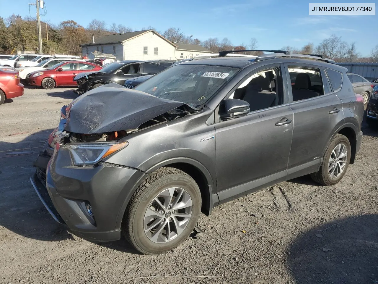 2018 Toyota Rav4 Hv Le VIN: JTMRJREV8JD177340 Lot: 80126584