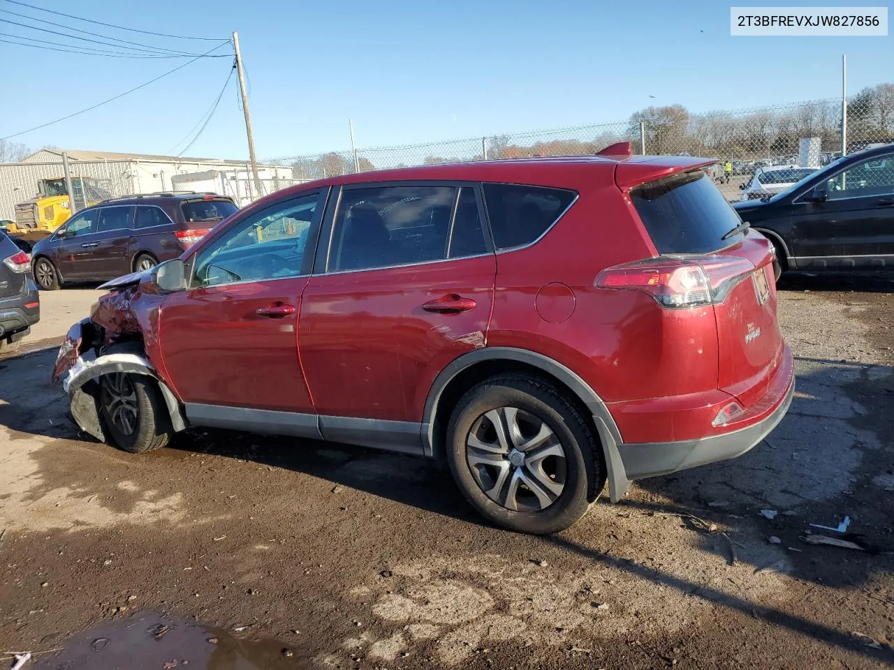 2018 Toyota Rav4 Le VIN: 2T3BFREVXJW827856 Lot: 80261824