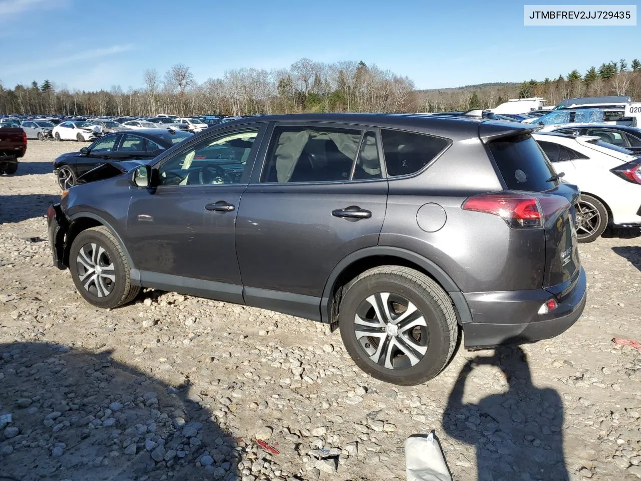 2018 Toyota Rav4 Le VIN: JTMBFREV2JJ729435 Lot: 80375974